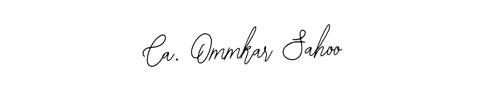 See photos of Ca. Ommkar Sahoo official signature by Spectra . Check more albums & portfolios. Read reviews & check more about Bearetta-2O07w font. Ca. Ommkar Sahoo signature style 12 images and pictures png