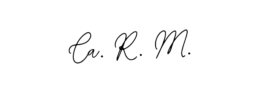 Use a signature maker to create a handwritten signature online. With this signature software, you can design (Bearetta-2O07w) your own signature for name Ca. R. M.. Ca. R. M. signature style 12 images and pictures png