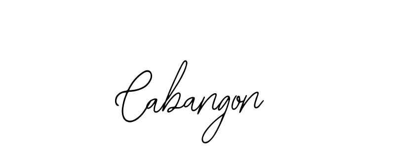 Create a beautiful signature design for name Cabangon. With this signature (Bearetta-2O07w) fonts, you can make a handwritten signature for free. Cabangon signature style 12 images and pictures png