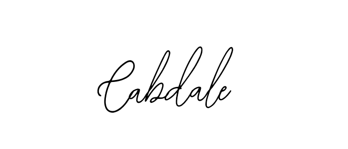 How to Draw Cabdale signature style? Bearetta-2O07w is a latest design signature styles for name Cabdale. Cabdale signature style 12 images and pictures png