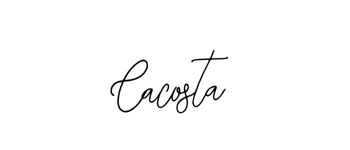You should practise on your own different ways (Bearetta-2O07w) to write your name (Cacosta) in signature. don't let someone else do it for you. Cacosta signature style 12 images and pictures png