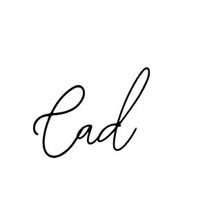 Make a beautiful signature design for name Cad. With this signature (Bearetta-2O07w) style, you can create a handwritten signature for free. Cad signature style 12 images and pictures png