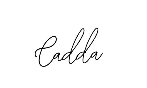 Use a signature maker to create a handwritten signature online. With this signature software, you can design (Bearetta-2O07w) your own signature for name Cadda. Cadda signature style 12 images and pictures png