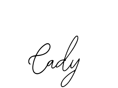 Use a signature maker to create a handwritten signature online. With this signature software, you can design (Bearetta-2O07w) your own signature for name Cady. Cady signature style 12 images and pictures png