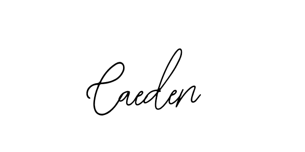 How to make Caeden name signature. Use Bearetta-2O07w style for creating short signs online. This is the latest handwritten sign. Caeden signature style 12 images and pictures png