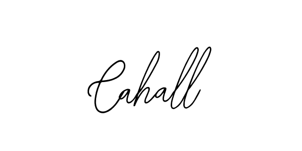 Design your own signature with our free online signature maker. With this signature software, you can create a handwritten (Bearetta-2O07w) signature for name Cahall. Cahall signature style 12 images and pictures png