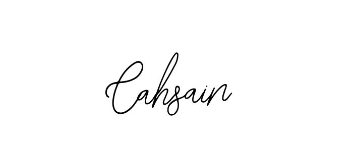 How to make Cahsain name signature. Use Bearetta-2O07w style for creating short signs online. This is the latest handwritten sign. Cahsain signature style 12 images and pictures png