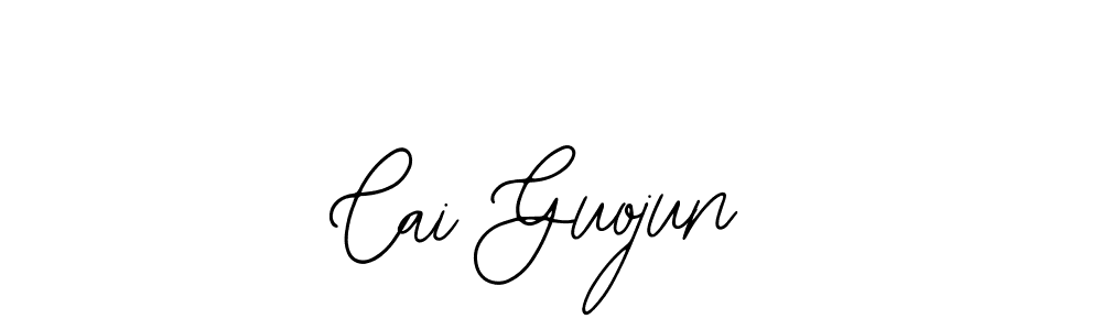 Use a signature maker to create a handwritten signature online. With this signature software, you can design (Bearetta-2O07w) your own signature for name Cai Guojun. Cai Guojun signature style 12 images and pictures png