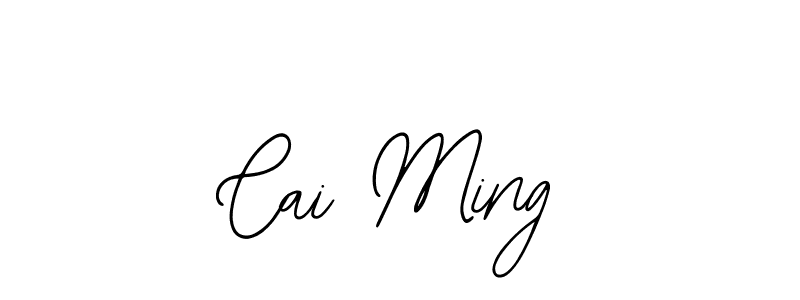 How to make Cai Ming signature? Bearetta-2O07w is a professional autograph style. Create handwritten signature for Cai Ming name. Cai Ming signature style 12 images and pictures png