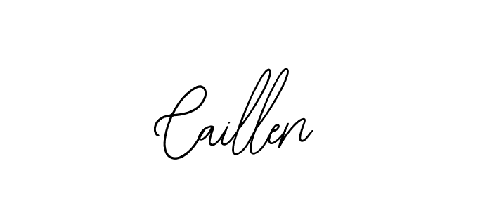 How to make Caillen signature? Bearetta-2O07w is a professional autograph style. Create handwritten signature for Caillen name. Caillen signature style 12 images and pictures png