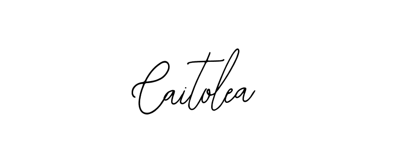 How to make Caitolea name signature. Use Bearetta-2O07w style for creating short signs online. This is the latest handwritten sign. Caitolea signature style 12 images and pictures png