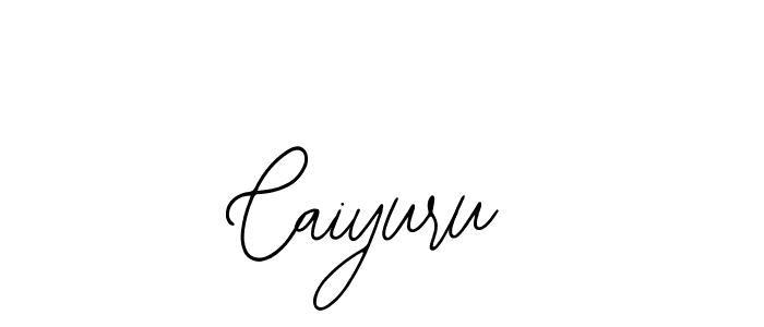 How to make Caiyuru name signature. Use Bearetta-2O07w style for creating short signs online. This is the latest handwritten sign. Caiyuru signature style 12 images and pictures png