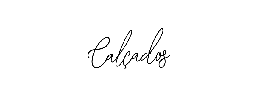 How to make Calçados name signature. Use Bearetta-2O07w style for creating short signs online. This is the latest handwritten sign. Calçados signature style 12 images and pictures png