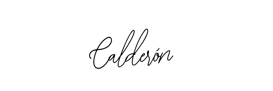 How to make Calderón name signature. Use Bearetta-2O07w style for creating short signs online. This is the latest handwritten sign. Calderón signature style 12 images and pictures png