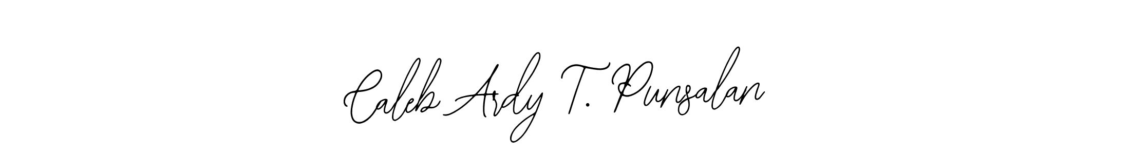 Design your own signature with our free online signature maker. With this signature software, you can create a handwritten (Bearetta-2O07w) signature for name Caleb Ardy T. Punsalan. Caleb Ardy T. Punsalan signature style 12 images and pictures png