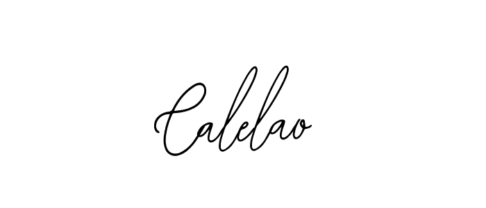 You should practise on your own different ways (Bearetta-2O07w) to write your name (Calelao) in signature. don't let someone else do it for you. Calelao signature style 12 images and pictures png