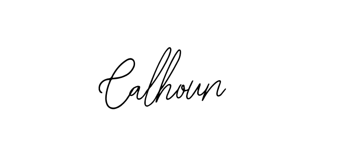 How to make Calhoun name signature. Use Bearetta-2O07w style for creating short signs online. This is the latest handwritten sign. Calhoun signature style 12 images and pictures png