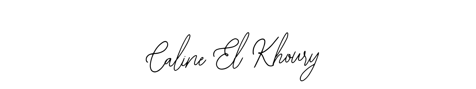 if you are searching for the best signature style for your name Caline El Khoury. so please give up your signature search. here we have designed multiple signature styles  using Bearetta-2O07w. Caline El Khoury signature style 12 images and pictures png