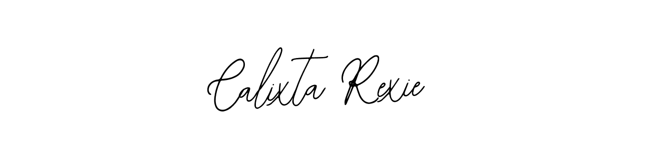 It looks lik you need a new signature style for name Calixta Rexie. Design unique handwritten (Bearetta-2O07w) signature with our free signature maker in just a few clicks. Calixta Rexie signature style 12 images and pictures png