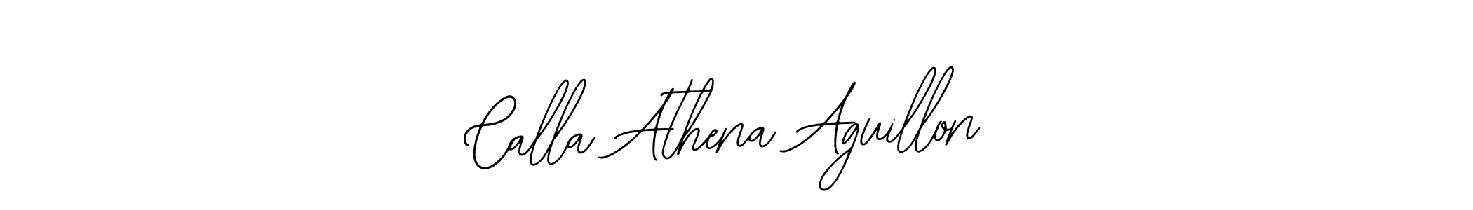 Make a short Calla Athena Aguillon signature style. Manage your documents anywhere anytime using Bearetta-2O07w. Create and add eSignatures, submit forms, share and send files easily. Calla Athena Aguillon signature style 12 images and pictures png