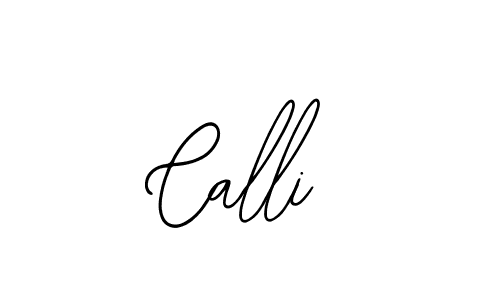 Design your own signature with our free online signature maker. With this signature software, you can create a handwritten (Bearetta-2O07w) signature for name Calli. Calli signature style 12 images and pictures png