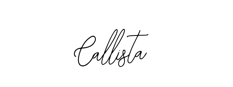 How to make Callista name signature. Use Bearetta-2O07w style for creating short signs online. This is the latest handwritten sign. Callista signature style 12 images and pictures png
