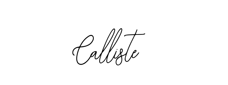 if you are searching for the best signature style for your name Calliste. so please give up your signature search. here we have designed multiple signature styles  using Bearetta-2O07w. Calliste signature style 12 images and pictures png