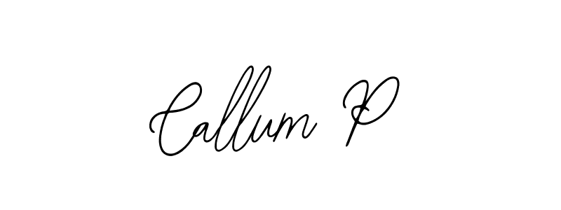 Callum P stylish signature style. Best Handwritten Sign (Bearetta-2O07w) for my name. Handwritten Signature Collection Ideas for my name Callum P. Callum P signature style 12 images and pictures png