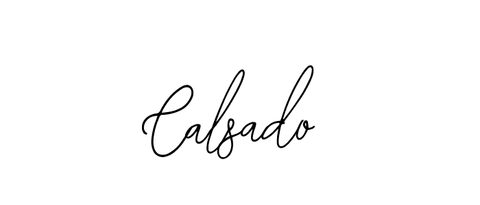 The best way (Bearetta-2O07w) to make a short signature is to pick only two or three words in your name. The name Calsado include a total of six letters. For converting this name. Calsado signature style 12 images and pictures png