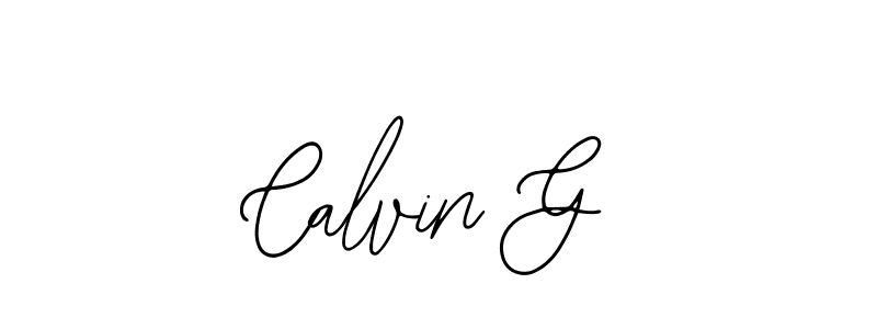 Also You can easily find your signature by using the search form. We will create Calvin G name handwritten signature images for you free of cost using Bearetta-2O07w sign style. Calvin G signature style 12 images and pictures png