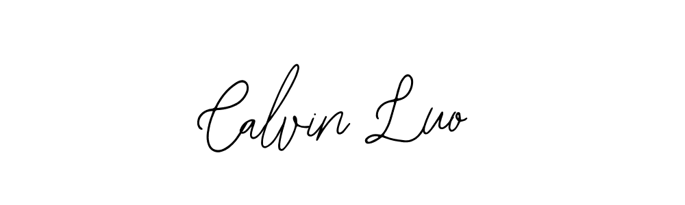 Design your own signature with our free online signature maker. With this signature software, you can create a handwritten (Bearetta-2O07w) signature for name Calvin Luo. Calvin Luo signature style 12 images and pictures png