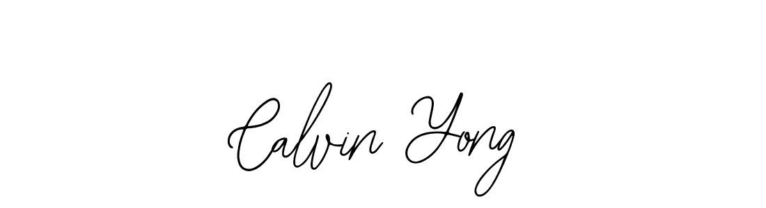How to make Calvin Yong signature? Bearetta-2O07w is a professional autograph style. Create handwritten signature for Calvin Yong name. Calvin Yong signature style 12 images and pictures png