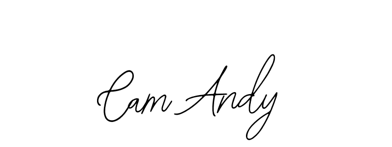 You should practise on your own different ways (Bearetta-2O07w) to write your name (Cam Andy) in signature. don't let someone else do it for you. Cam Andy signature style 12 images and pictures png