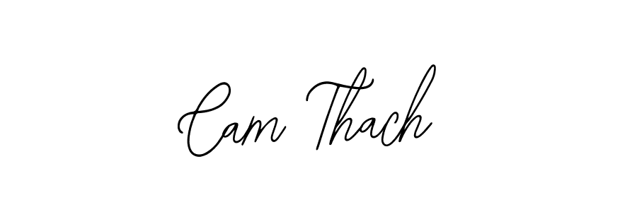 You should practise on your own different ways (Bearetta-2O07w) to write your name (Cam Thach) in signature. don't let someone else do it for you. Cam Thach signature style 12 images and pictures png