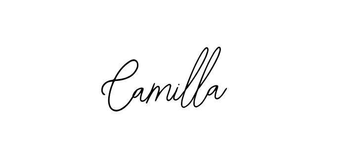 You should practise on your own different ways (Bearetta-2O07w) to write your name (Camilla) in signature. don't let someone else do it for you. Camilla signature style 12 images and pictures png