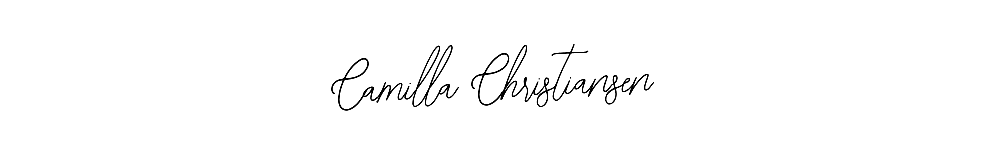 Create a beautiful signature design for name Camilla Christiansen. With this signature (Bearetta-2O07w) fonts, you can make a handwritten signature for free. Camilla Christiansen signature style 12 images and pictures png