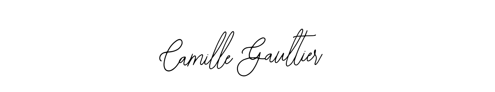 How to make Camille Gaultier name signature. Use Bearetta-2O07w style for creating short signs online. This is the latest handwritten sign. Camille Gaultier signature style 12 images and pictures png