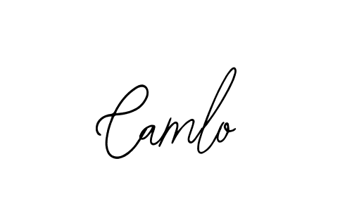 You should practise on your own different ways (Bearetta-2O07w) to write your name (Camlo) in signature. don't let someone else do it for you. Camlo signature style 12 images and pictures png