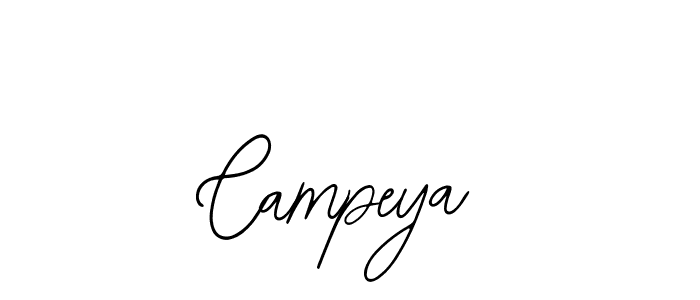 How to make Campeya name signature. Use Bearetta-2O07w style for creating short signs online. This is the latest handwritten sign. Campeya signature style 12 images and pictures png