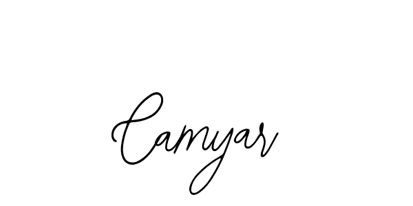 if you are searching for the best signature style for your name Camyar. so please give up your signature search. here we have designed multiple signature styles  using Bearetta-2O07w. Camyar signature style 12 images and pictures png