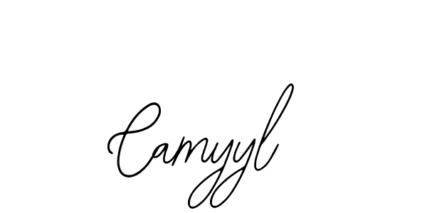 if you are searching for the best signature style for your name Camyyl. so please give up your signature search. here we have designed multiple signature styles  using Bearetta-2O07w. Camyyl signature style 12 images and pictures png