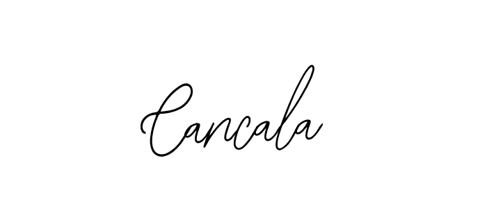 Make a beautiful signature design for name Cancala. With this signature (Bearetta-2O07w) style, you can create a handwritten signature for free. Cancala signature style 12 images and pictures png