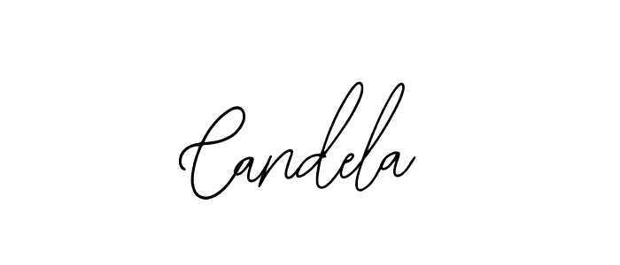 Design your own signature with our free online signature maker. With this signature software, you can create a handwritten (Bearetta-2O07w) signature for name Candela. Candela signature style 12 images and pictures png