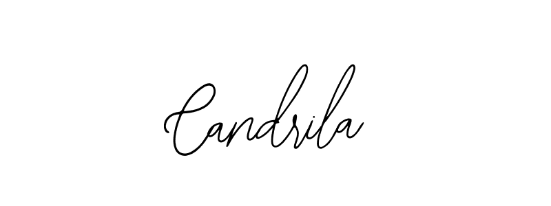 How to make Candrila signature? Bearetta-2O07w is a professional autograph style. Create handwritten signature for Candrila name. Candrila signature style 12 images and pictures png