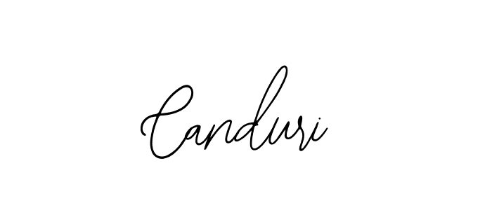 How to make Canduri name signature. Use Bearetta-2O07w style for creating short signs online. This is the latest handwritten sign. Canduri signature style 12 images and pictures png