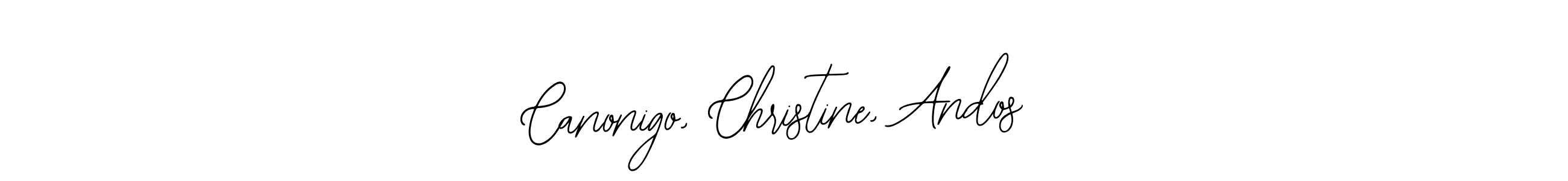 This is the best signature style for the Canonigo, Christine, Andos name. Also you like these signature font (Bearetta-2O07w). Mix name signature. Canonigo, Christine, Andos signature style 12 images and pictures png