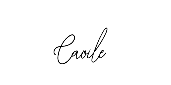 You should practise on your own different ways (Bearetta-2O07w) to write your name (Caoile) in signature. don't let someone else do it for you. Caoile signature style 12 images and pictures png