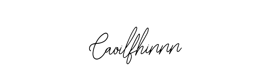 How to make Caoilfhinnn name signature. Use Bearetta-2O07w style for creating short signs online. This is the latest handwritten sign. Caoilfhinnn signature style 12 images and pictures png