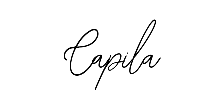 Capila stylish signature style. Best Handwritten Sign (Bearetta-2O07w) for my name. Handwritten Signature Collection Ideas for my name Capila. Capila signature style 12 images and pictures png