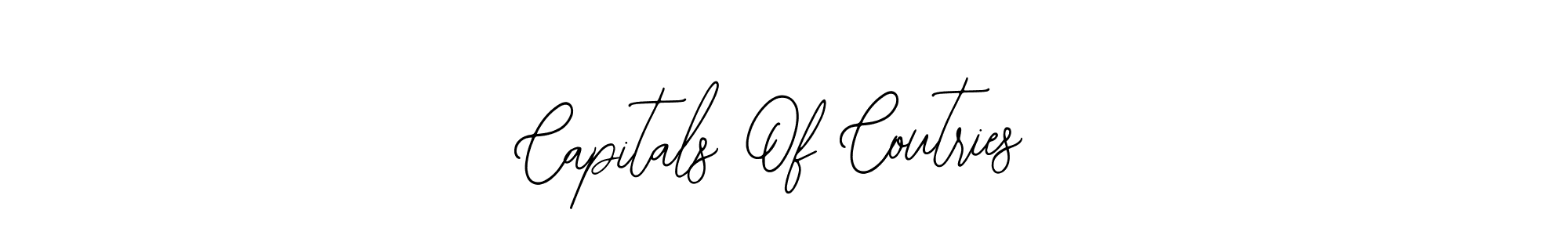 Similarly Bearetta-2O07w is the best handwritten signature design. Signature creator online .You can use it as an online autograph creator for name Capitals Of Coutries. Capitals Of Coutries signature style 12 images and pictures png